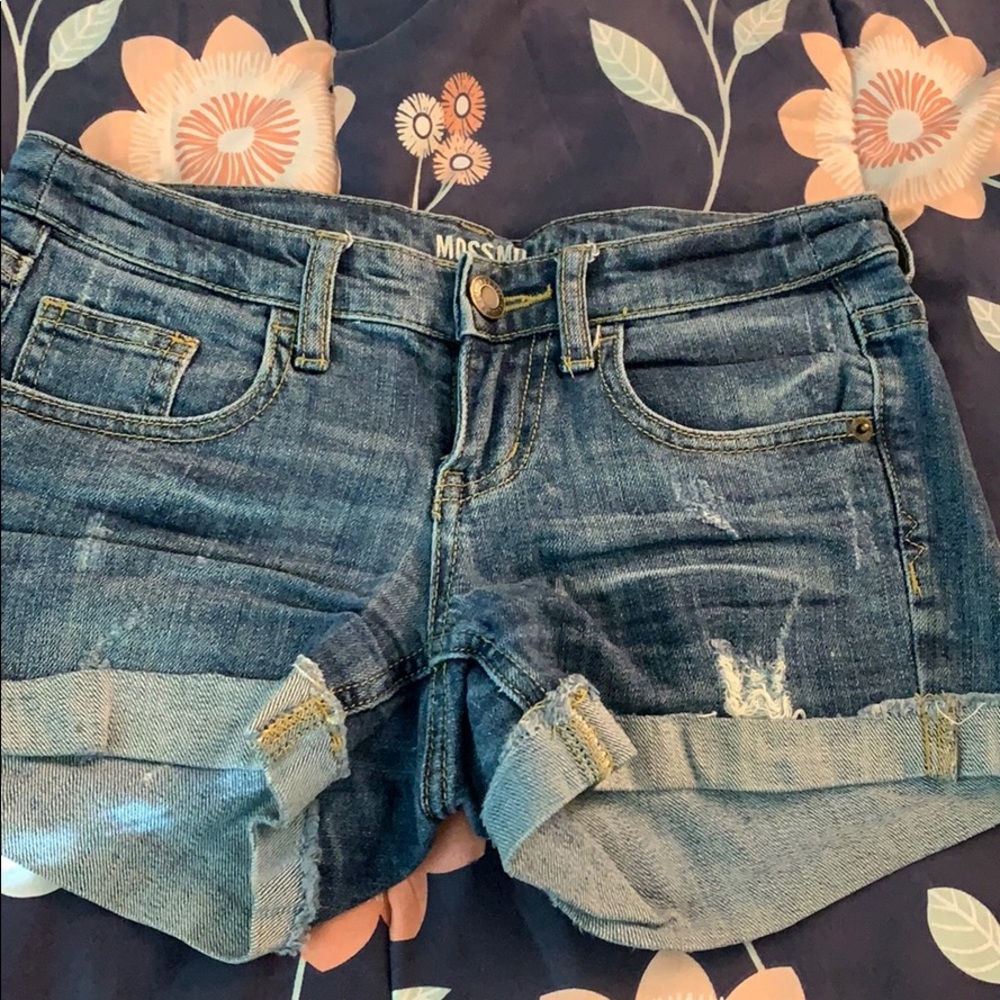 Denim jean shorts